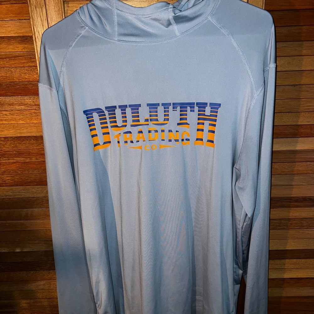 Mens Duluth Trading Long Sleeve Shirt Hoodie